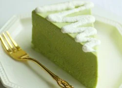 [Chế biến] &#8211; Bánh cheesecake trà xanh