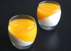 [Chế biến] - Panna Cotta socola trắng xốt xoài