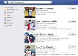 Công Phượng phải khóa Facebook vì bị giả mạo quá nhiều