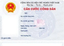 Đề nghị miễn phí cấp thẻ căn cước công dân lần đầu