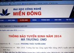 ĐH Công nghệ Miền Đông tuyển sinh sai quy chế