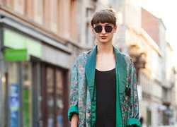 Ghi điểm với cách phối đồ kimono xuống phố