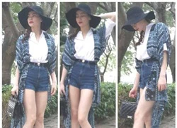 Hà Hồ gợi ý diện cardigan dài cho ngày thu