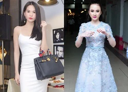 Hai mỹ nữ luôn mang tiếng dùng 'hàng nhái'