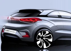 Hình ảnh đầu tiên của Hyundai i20 Coupe thể thao hơn