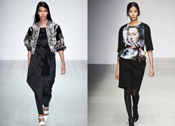 Hoàng Thùy tái xuất sàn catwalk London