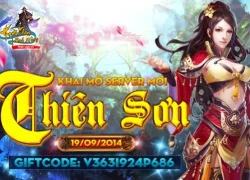 Huyền Thoại Anh Hùng tặng VIP code khủng mừng server mới Thiên Sơn