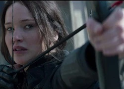 Jennifer Lawrence dùng cung tên hạ máy bay địch trong "Hunger Games 3"