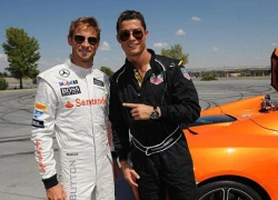 Jenson Button drift, C. Ronaldo căng thẳng