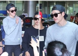 Kim Woo Bin xuất hiện 'chớp nhoáng' gây 'náo loạn' sân bay Việt Nam