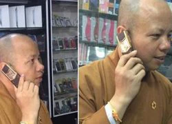 Nhà sư dùng điện thoại iphone 6 &#8220;cũng là chuyện bình thường&#8221;