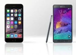 Samsung chế giễu iPhone 6 Plus bắt chước Galaxy Note 4