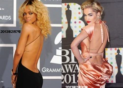 Soi phong cách thời trang của Rihanna và 'bản nhái' Rita Ora