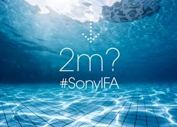 Sony hé lộ thiết bị có thể ngâm nước ở độ sâu 2 mét