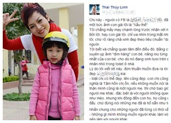 Thái Thùy Linh "dằn mặt" người chê con gái mình "xấu"