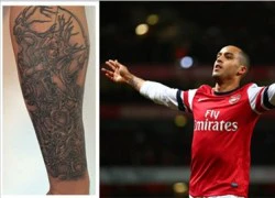 Theo Walcott không ngừng xăm trổ