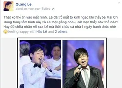 Quang Lê sửng sốt vì thí sinh The Voice Kids giống mình