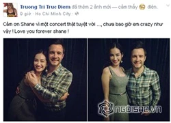 Trúc Diễm khoe được ôm thắm thiết cựu thành viên Westlife