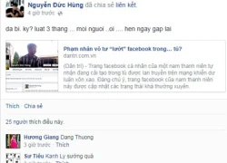 Truy nguồn phát tán ảnh phạm nhân trên facebook