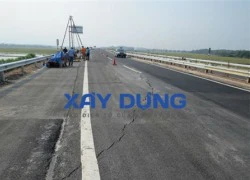 Tuyến đường cao tốc Nội Bài &#8211; Lào Cai: Thông xe 2 ngày đã &#8220;nứt toác&#8221;