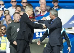 Ảnh chế ông Wenger và Mourinho đẩy nhau