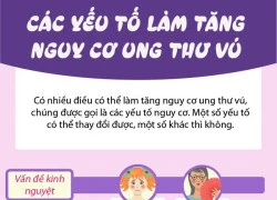 Các yếu tố làm tăng nguy cơ ung thư vú