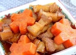 [Chế biến] &#8211; Thịt ba chỉ kho cà rốt