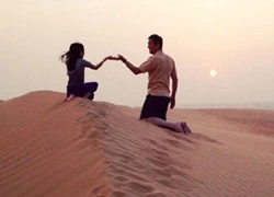 Hậu scandal của vợ cũ, Á Bằng đưa con gái đi Dubai