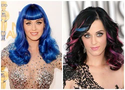 Katy Perry hóa &#8216;tắc kè hoa&#8217; với các màu tóc nhuộm