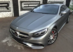 Mercedes S63 AMG coupe xám mờ của dân chơi Nga