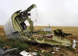 Một hành khách MH17 đeo mặt nạ oxy