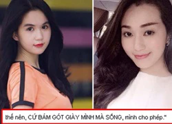 Ngọc Trinh ám chỉ Khánh My: &#8216;Cứ bám gót giày mình mà sống&#8217;?