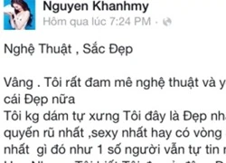 Người đẹp Khánh My gây sốc khi &#8216;đá đểu&#8217; Ngọc Trinh