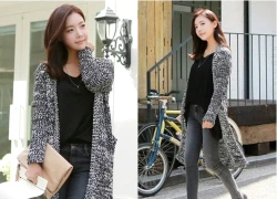 'Phiêu' trên phố thu cùng cardigan siêu dài