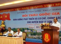 Phó Thủ tướng: &#8220;Lý Sơn gắn liền với biển Đông&#8230;&#8221;