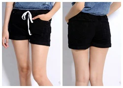 Quần Short Nhung Nữ cá tính