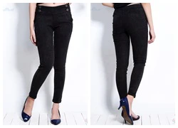 Quần skinny giả jean sành điệu