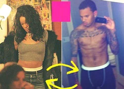 Rihanna bị nghi ngờ mặc đồ lót của Chris Brown