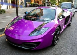 Siêu xe McLaren MP4-12C màu tím ngắt