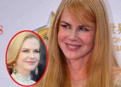 &#8216;Thiên nga Úc&#8217; Nicole Kidman lộ nhan sắc ngày càng tàn tạ