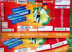 Thu giữ hàng trăm vé giả Giải bóng đá U21 Quốc tế