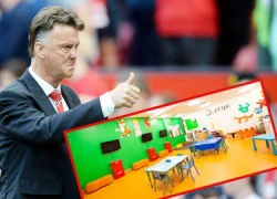 Van Gaal phá nhà trẻ, đập phòng chơi ở M.U!