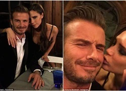 Victoria Beckham gây &#8220;sốt&#8221; khi khoe ảnh chu môi hôn chồng