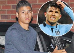 Aguero cạch mặt Rojo vì... đùa dai