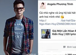 Angela Phương Trinh 'phát cuồng' ca khúc mới của Ngô Kiến Huy