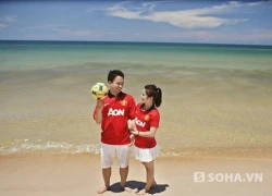 Bộ ảnh cưới &#8220;anh và bóng đá&#8221; của fan Man United Việt