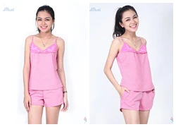 Bộ short Tim 2 dây ca rô