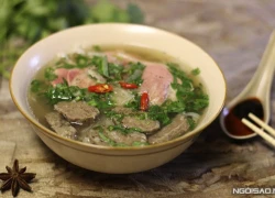 [Chế biến] - Phở tái bò viên