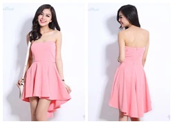 Đầm cúp ngực đuôi cá Pink