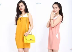 Đầm suông phối nơ xinh xắn